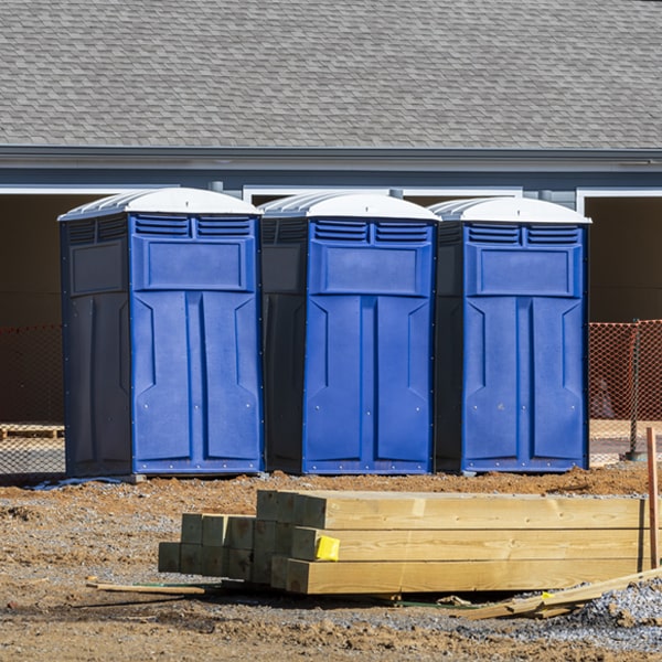 can i customize the exterior of the porta potties with my event logo or branding in Sandy Oaks Texas